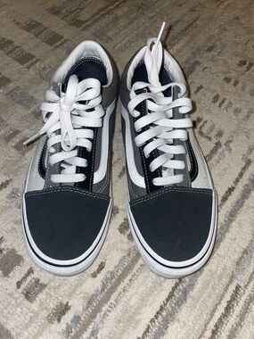 Vans Black White Gray Old Skool Sneakers